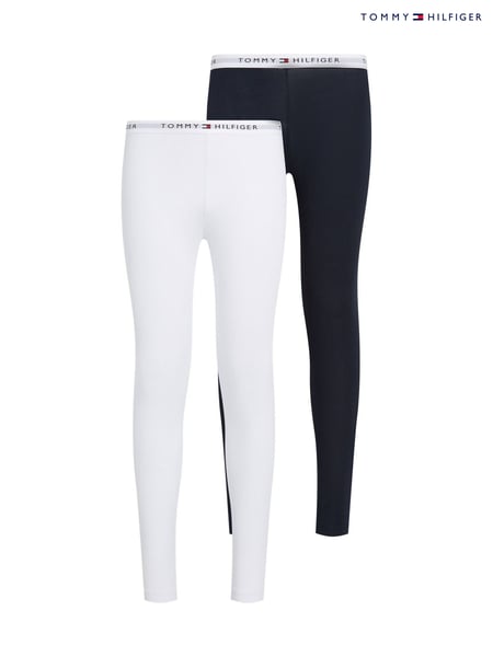 Tommy Hilfiger White Lounge Leggings 2 Pack (F55203) | € 70