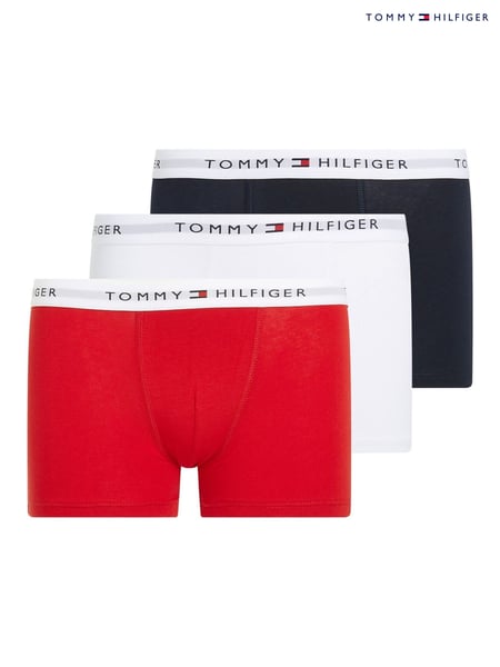Tommy Hilfiger White Signature Essential Trunks 3 Pack (F55216) | € 42