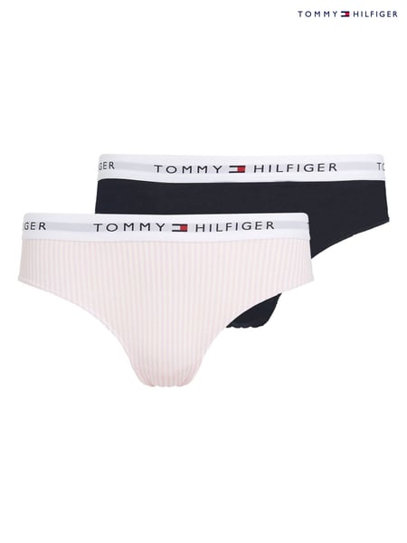 Tommy Hilfiger Pink Signature Essential Bikini Briefs 2 Pack (F55727) | € 36