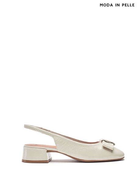 Moda in Pelle Ellm Bow Sling Back Court Black Heels (F56819) | € 123