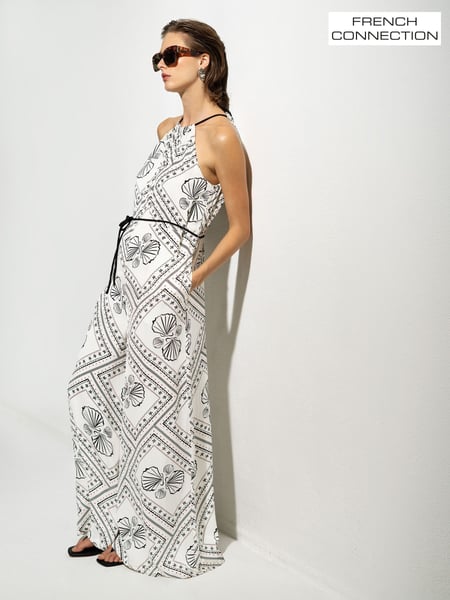 French Connection White Catherine Damasco Jumpsuit (F58986) | € 182