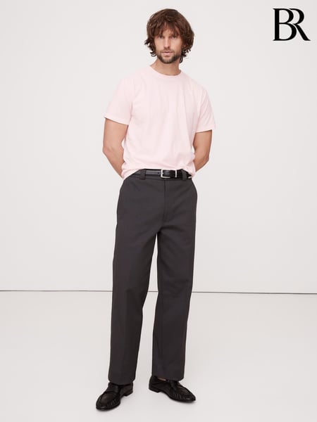 Banana Republic Pink Lightweight Cotton Crew-Neck T-Shirt (F60171) | € 55