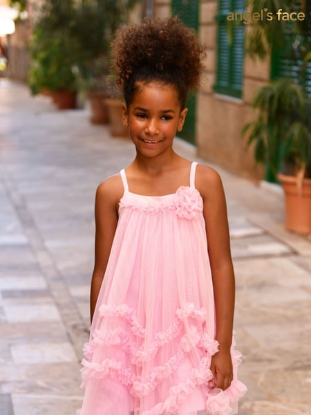 Angels Face Pink Zig-Zag Tulle Dress (F60684) | € 94 - € 101