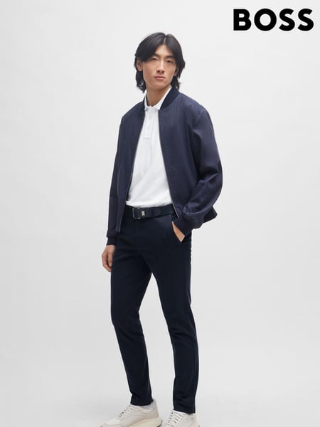 BOSS Blue Regular Fit Chino Trousers (F60878) | € 201