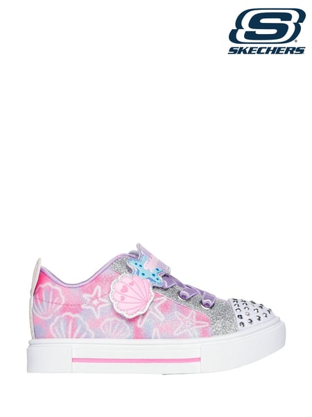 Skechers Purple Twinkle Sparks Underwater Magic Trainers (F62866) | € 61