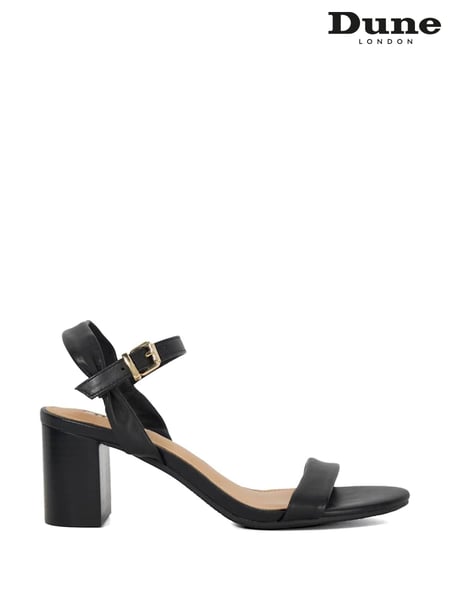 Dune London Black Standard Fit Jaliz Two Part Heel Sandals (F63727) | € 123