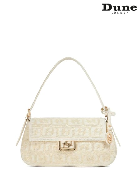 Dune London Cream Highgate Baguette Shoulder Bag (F63907) | € 186
