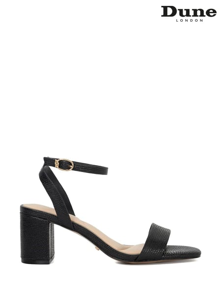 Dune London Black Standard Fit Melini Block Heel Sandals (F64075) | € 139