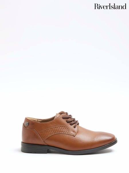 River Island Brown Boys Faux Leather Shoes (F64542) | € 37