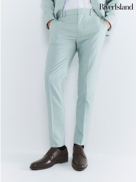 River Island Green Stretch Suit Jacket (F65836) | € 70