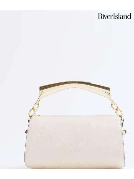 River Island Cream Metal Handle Cylinder Bag (F66312) | € 50