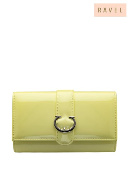 Ravel Yellow Clutch Bag with Chain (F66347) | € 70