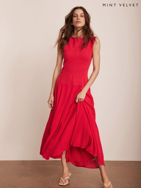 Mint Velvet Red Maxi Dress (F67544) | € 203