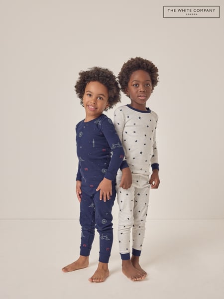 The White Company Skinny Fit London & Star White Pyjamas (F68713) | € 48 - € 54