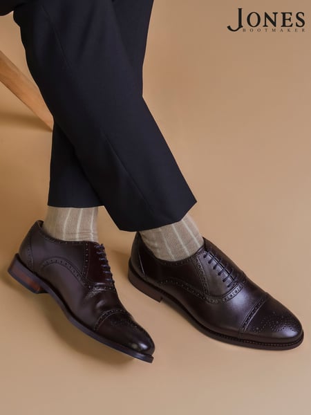 Jones Bootmaker Black Gents Leather Lace Smart Shoes (F71114) | € 172