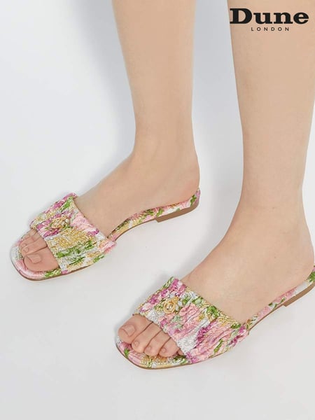 Dune London Pink Nautical Bug Flat Sandals (F75489) | € 139