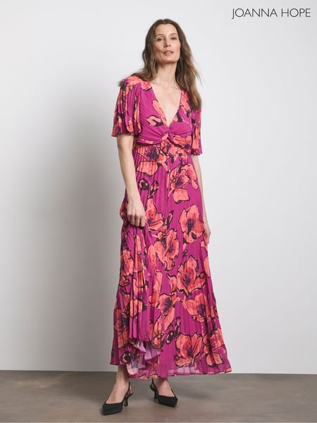 Joanna Hope Pleated Empire Black Dress (F75729) | € 164
