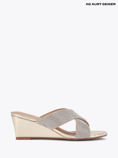 KG Kurt Geiger Gold Avril Gem Sandals (F76077) | € 123