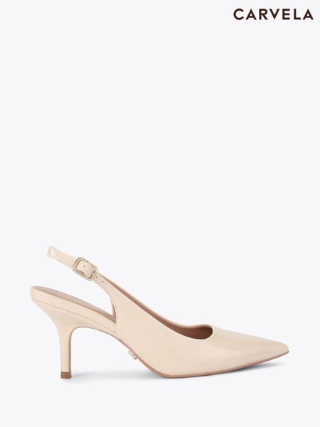 Carvela Spirit Sling Cream Shoes (F76088) | € 201