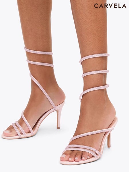 Carvela Pink Spiral 80 Sandals (F76118) | € 217