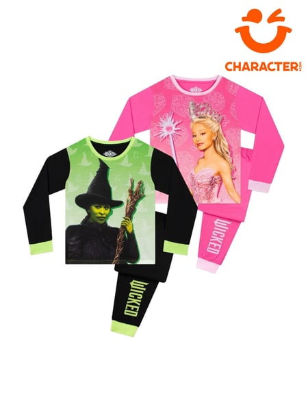 Character Pink Wicked Elphaba And Glinda Pyjamas 2 Pack (F76150) | € 44