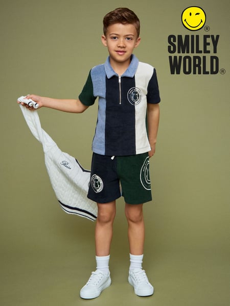 Reiss Blue 3-9 yrs SmileyWorld | Reiss Towel Polo Shirt (F81756) | € 56