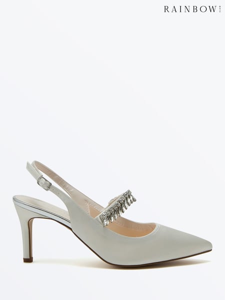 Rainbow Club Cream Freya Mid Stiletto Shoes (F84931) | € 172