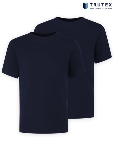Trutex Basics 100% Cotton T-Shirts 2 Pack (F87738) | € 25 - € 28
