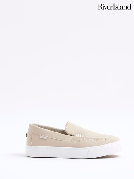 River Island Natural Boys Stone Smart Casual Loafers (F87741) | € 37