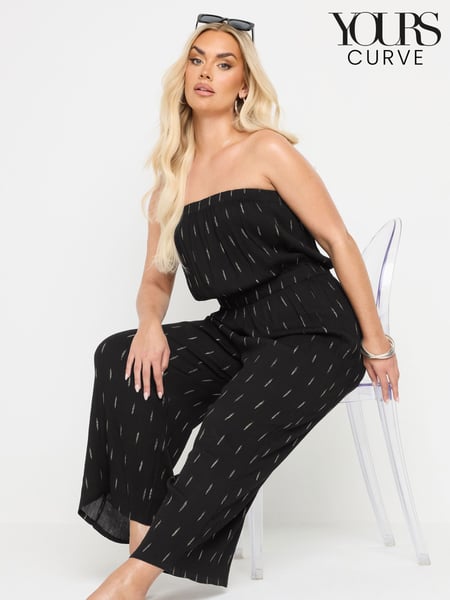 Yours Curve Black Bandeau Jumpsuit (F88159) | € 56