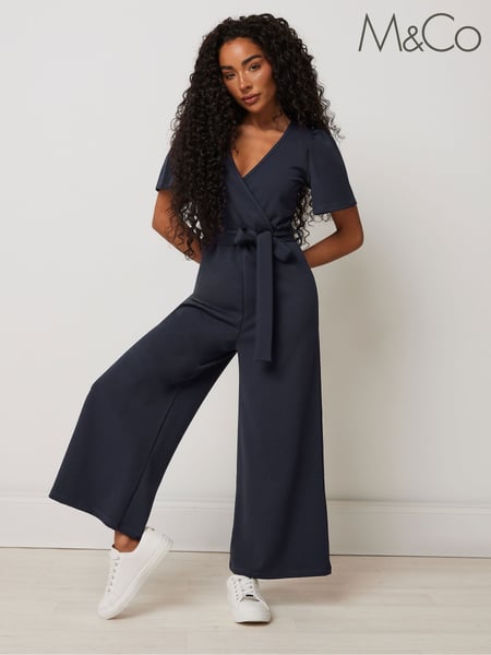 M&Co Blue Petite Crop Jumpsuit (F88490) | € 59