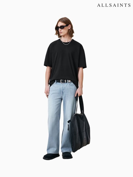 AllSaints Black 100% Cotton Sonny Crew T-Shirt (F88932) | € 92