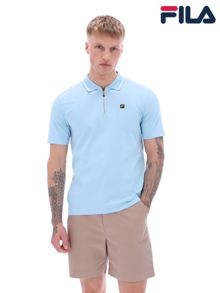 Fila Blue Lemar Premium Essential 100% Cotton Polo Shirt (F89561) | € 70