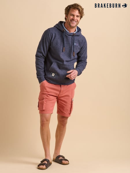 Brakeburn Blue Marl Hoodie (F90541) | € 101