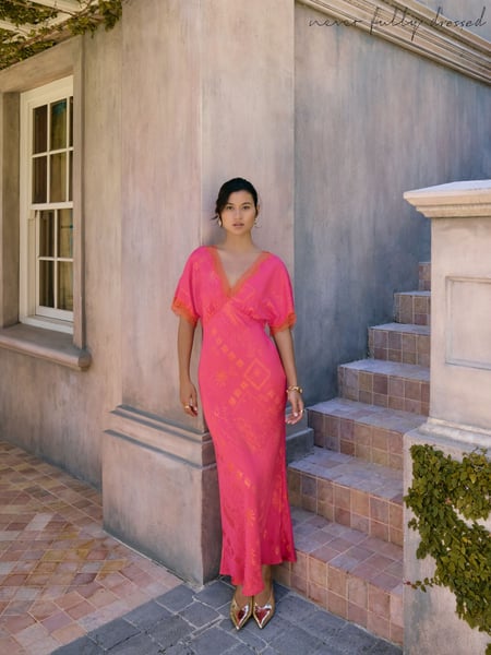 Never Fully Dressed Pink Safari Thea Dress (F90608) | € 201