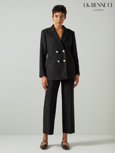 LK Bennett Black Mariner Tailored Jacket (F91348) | € 544