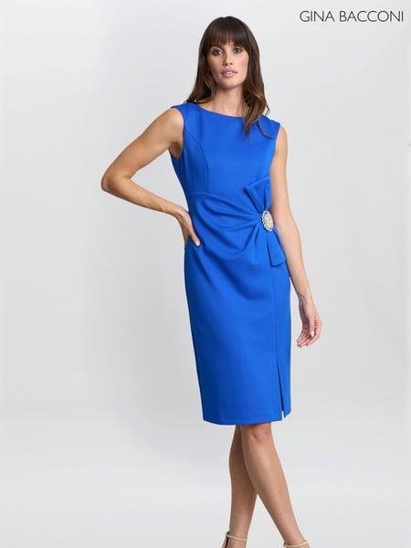 Elsie Wrap Dress With Embellishment (F91617) | € 374