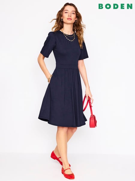 Boden Blue Louisa Short Jersey Dress (F91793) | € 91