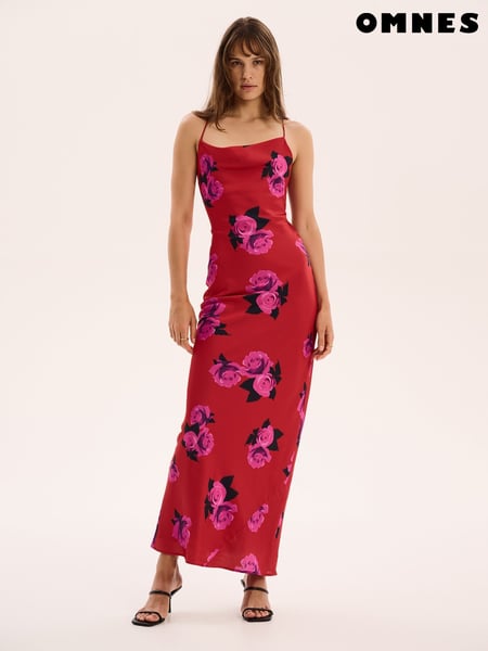 Omnes Red Ginny Maxi Dress (F95381) | € 108