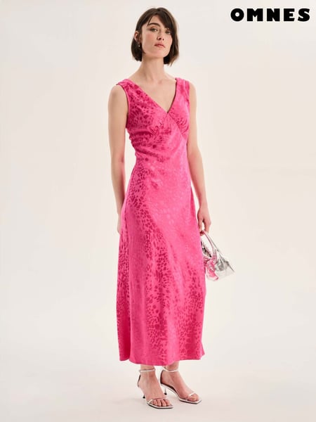 Omnes Pink Iris Maxi Dress (F95386) | € 154