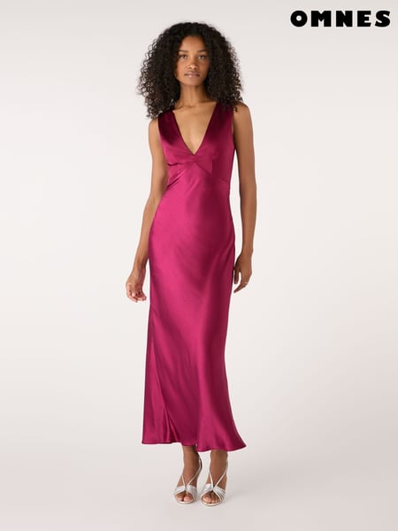Omnes Magneta Nova Maxi Tie Back Dress (F95413) | € 148