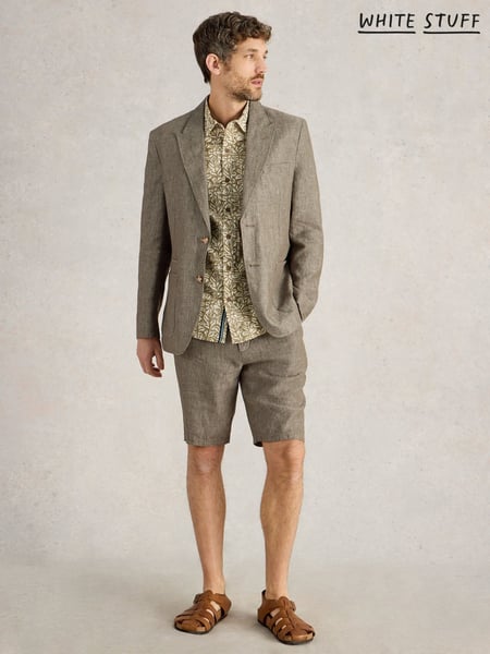 White Stuff Green Peak Lepal 100% Linen Blazer (F97368) | € 227
