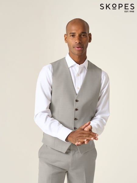 Skopes Natural Tailored Fit Redding Suit Waistcoat (G01716) | € 86
