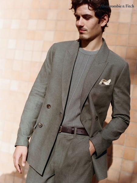Abercrombie & Fitch Green Double Breasted Blazer (H18732) | € 250