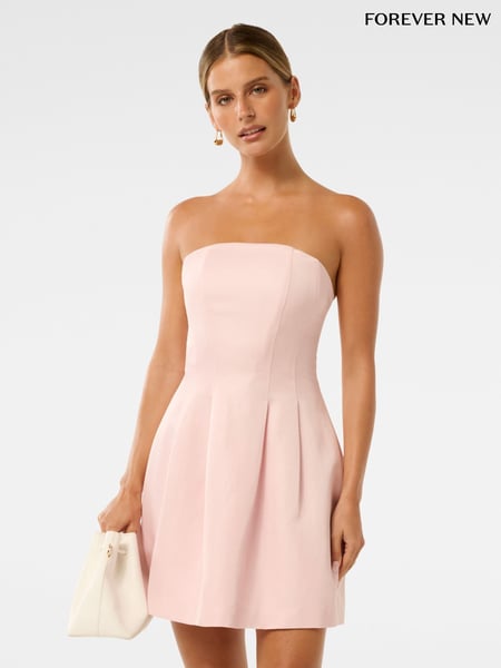 Forever New Pink Shayla Petite Strapless Mini Dress (H19602) | € 172