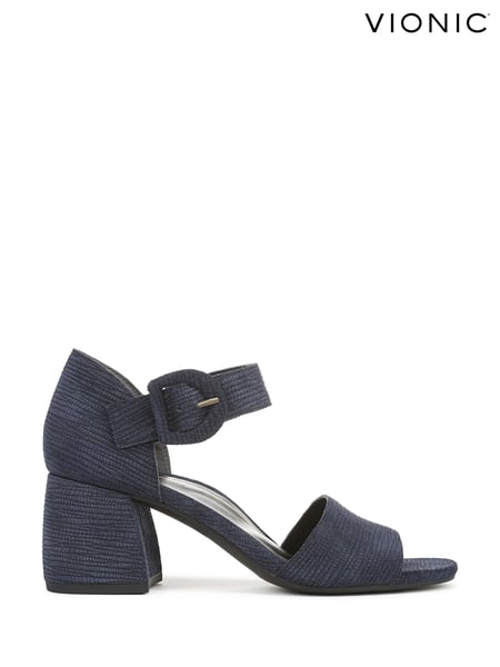 Vionic Regular Fit Grey Chardonnay Ankle Strap Sandals (H21533) | € 218