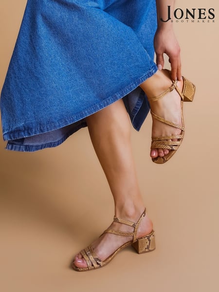 Jones Bootmaker Ginette2 Heeled Leather Sandals (H21557) | € 139