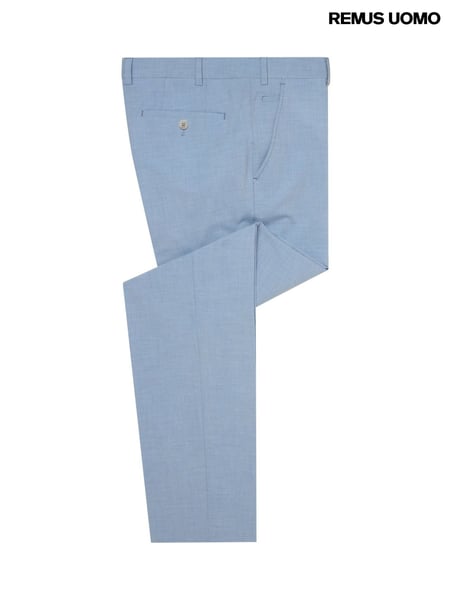 Remus Uomo Blue Slim Leg Smart Trousers (H22264) | € 125