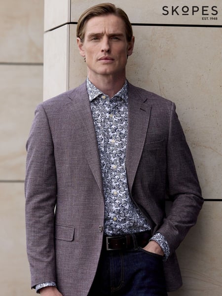 Skopes Berry Tailored Fit Jamie Semi Plain Blazer Jacket (H22471) | € 201