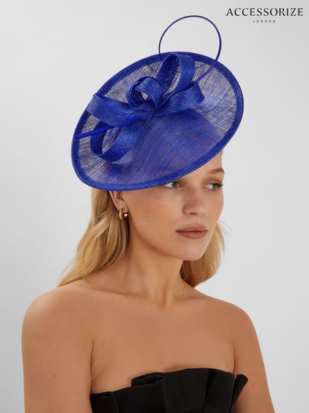 Accessorize Blue Dark Loop Quil Disc Fascinator Hat (H24268) | € 86